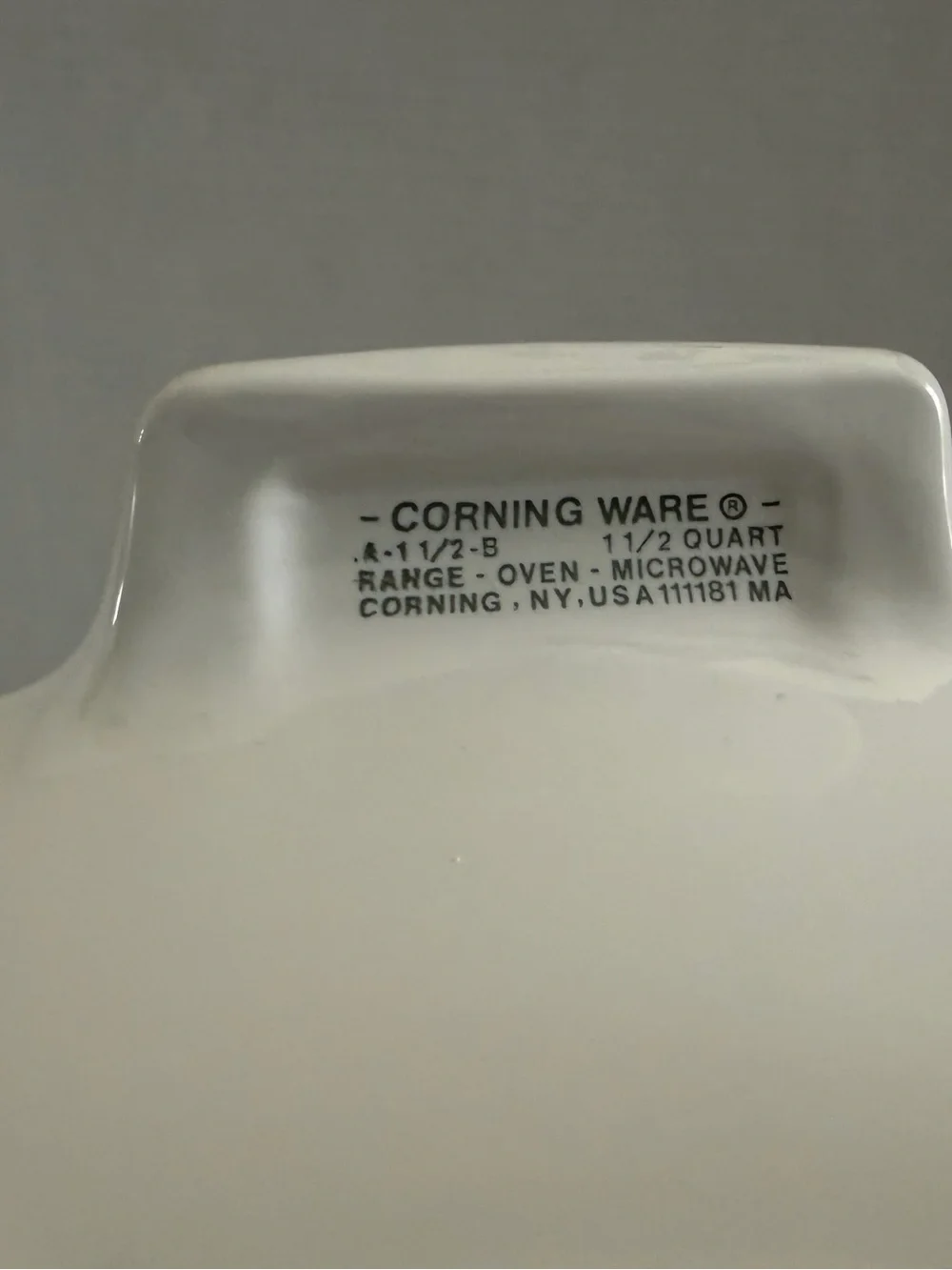 Corningware classic casserole